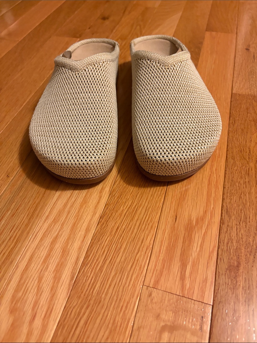 Rothy’s Casual Clog - pelican raffia knit